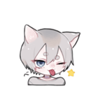 三毛猫かいこ君の相槌（個別スタンプ：10）