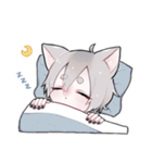 三毛猫かいこ君の相槌（個別スタンプ：16）