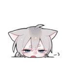 三毛猫かいこ君の相槌（個別スタンプ：25）