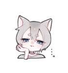 三毛猫かいこ君の相槌（個別スタンプ：27）