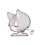 三毛猫かいこ君の相槌（個別スタンプ：28）