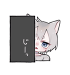 三毛猫かいこ君の相槌（個別スタンプ：32）