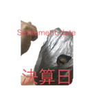 二カ国語 ビニール袋マン国際派投資家向け（個別スタンプ：25）