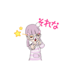 モコモコうさぎちゃん（個別スタンプ：21）