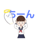 可愛い 学生スタンプ ～女の子～（個別スタンプ：27）