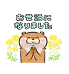 可愛い嘘のカワウソ15（個別スタンプ：3）