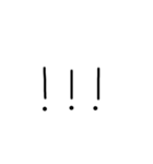 変な文字の集まり（個別スタンプ：30）
