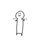 なんか白いもの（個別スタンプ：14）