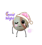 可愛い 野球ボール 君（個別スタンプ：7）