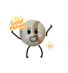 可愛い 野球ボール 君（個別スタンプ：8）