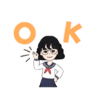 学級委員の伊藤さん（個別スタンプ：1）