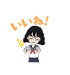 学級委員の伊藤さん（個別スタンプ：8）