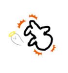 とおりすがりの白いヤツ（個別スタンプ：5）