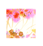 花100 C（個別スタンプ：3）