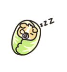 ウービーの友達＆かわいい赤ちゃん（個別スタンプ：5）