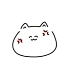 顔寄りすぎなねこみたいな奴（個別スタンプ：16）