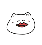 顔寄りすぎなねこみたいな奴（個別スタンプ：17）