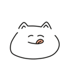 顔寄りすぎなねこみたいな奴（個別スタンプ：18）