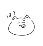 顔寄りすぎなねこみたいな奴（個別スタンプ：19）