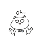 顔寄りすぎなねこみたいな奴（個別スタンプ：27）