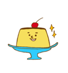 顔に出やすいプリンちゃん（個別スタンプ：1）