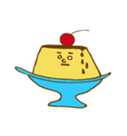 顔に出やすいプリンちゃん（個別スタンプ：3）