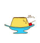 顔に出やすいプリンちゃん（個別スタンプ：4）