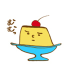 顔に出やすいプリンちゃん（個別スタンプ：5）