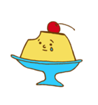 顔に出やすいプリンちゃん（個別スタンプ：7）