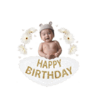 Asuka's 1st birthday stamp✩.*˚（個別スタンプ：1）