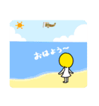 円盤人とキャラクター（個別スタンプ：3）