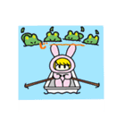 円盤人とキャラクター（個別スタンプ：5）