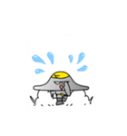 円盤人とキャラクター（個別スタンプ：13）