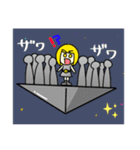 円盤人とキャラクター（個別スタンプ：23）