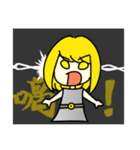 円盤人とキャラクター（個別スタンプ：28）