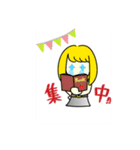 円盤人とキャラクター（個別スタンプ：30）
