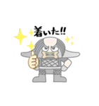 円盤人とキャラクター（個別スタンプ：40）