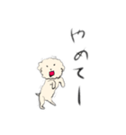 手書きトイプードル♂②（個別スタンプ：13）