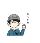 女の子と男の子と動物たちのスタンプ（個別スタンプ：2）