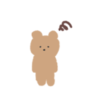 かわいいゆるいくま。（個別スタンプ：2）