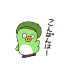 ゆるかわかぶり物ペンギン（個別スタンプ：3）