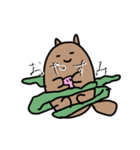 らっこnoにゃんにゃん（個別スタンプ：4）