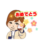 NaomiアバターLINEスタンプ（個別スタンプ：15）