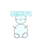 正直な雪だるまスタンプ（個別スタンプ：2）
