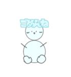 正直な雪だるまスタンプ（個別スタンプ：5）