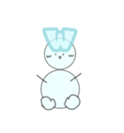 正直な雪だるまスタンプ（個別スタンプ：7）