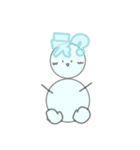 正直な雪だるまスタンプ（個別スタンプ：9）