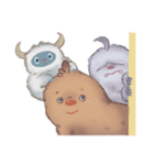 ちびイエティとビックフットと雪男（個別スタンプ：28）