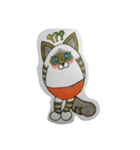 タマゴからパンツの猫（個別スタンプ：14）