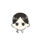 ☁センター分けの子☁（個別スタンプ：8）